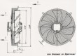 Ventilator Ø 500 mm 400v zuigend.